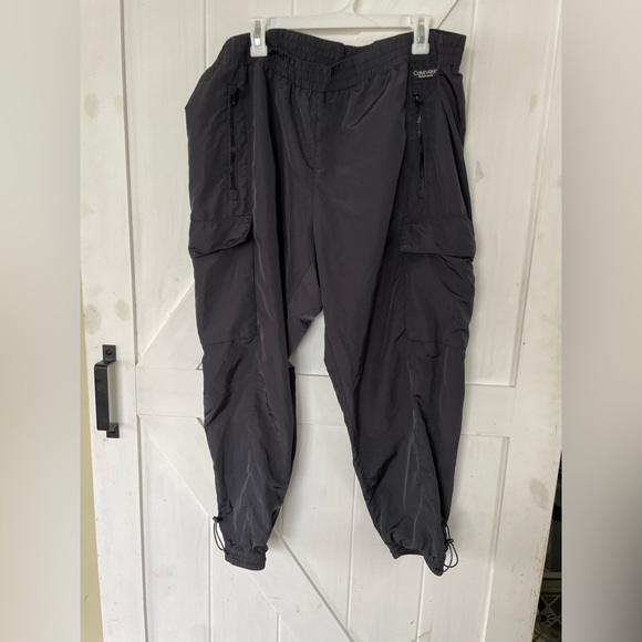 Black, Calvin Klein, performance, plus, 2x, pant Workout, exercise, lounge, hike - Picture 3 of 5